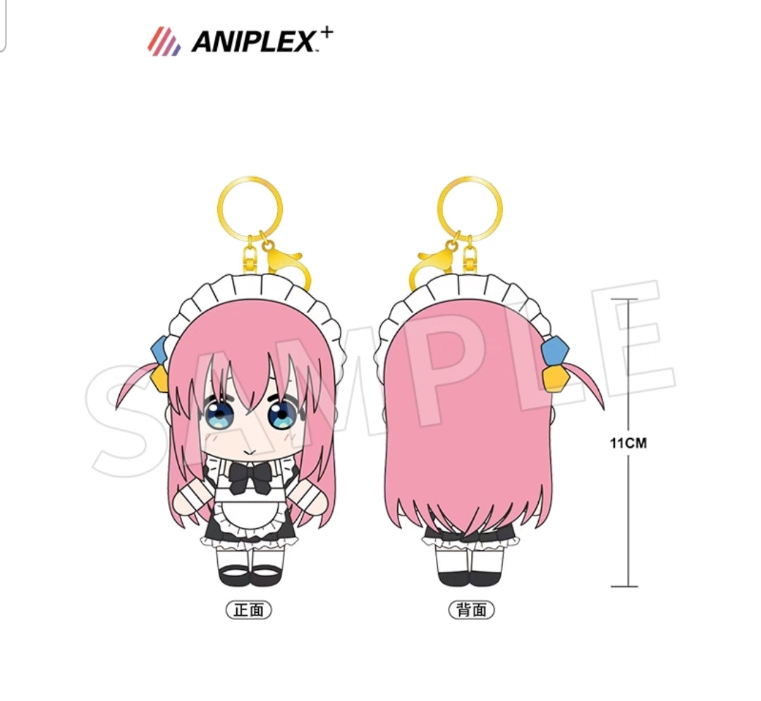 Bocchi the Rock! Gotoh Hitori Plush Keychain Maid Ver.