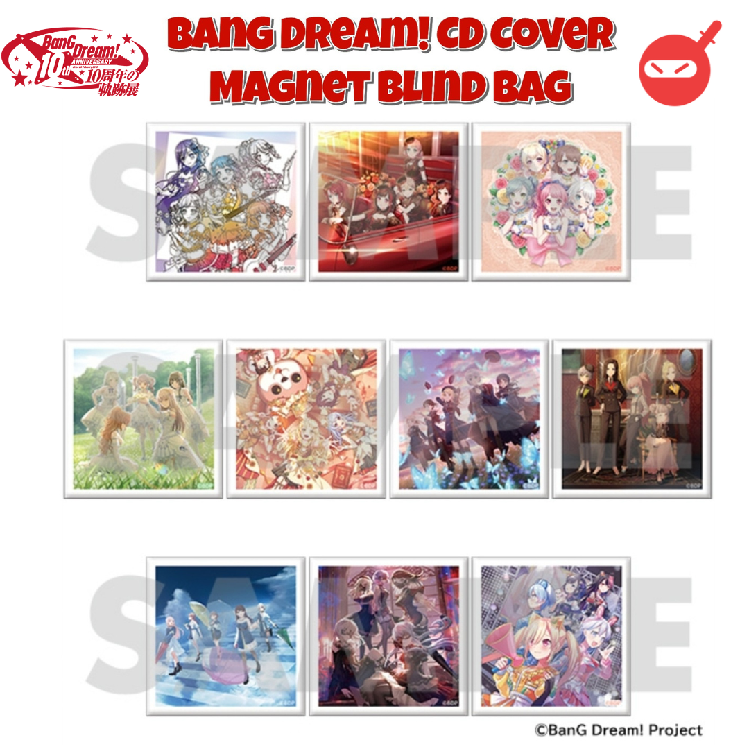 BanG Dream! 10th Anniversary CD Cover Magnet Blind Bag
