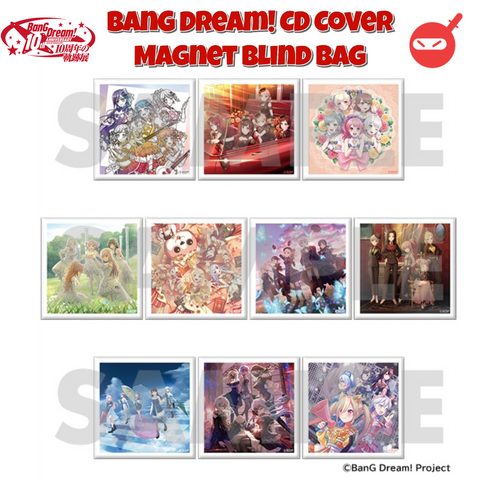 BanG Dream! 10th Anniversary CD Cover Magnet Blind Bag